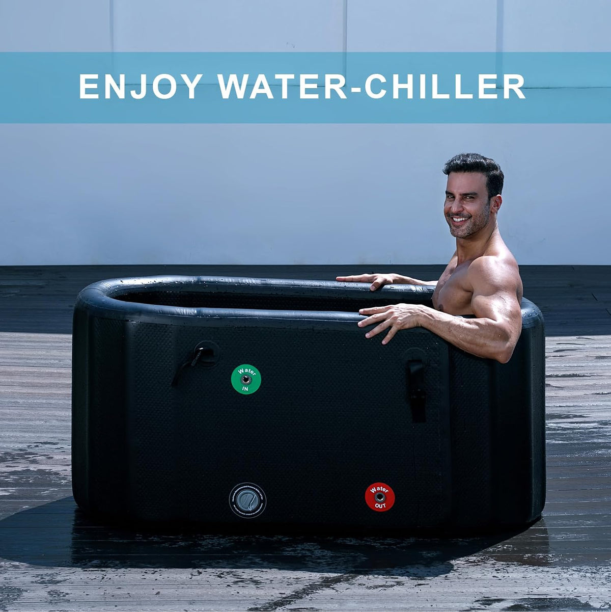 Inflatable Portable Ice Bath Tub, Cold Plunges and Adult Bathing — product view 6