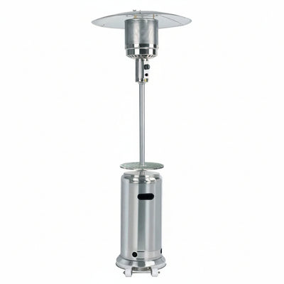 AZ Patio Heaters 87" Stainless Steel Propane Heater with Table