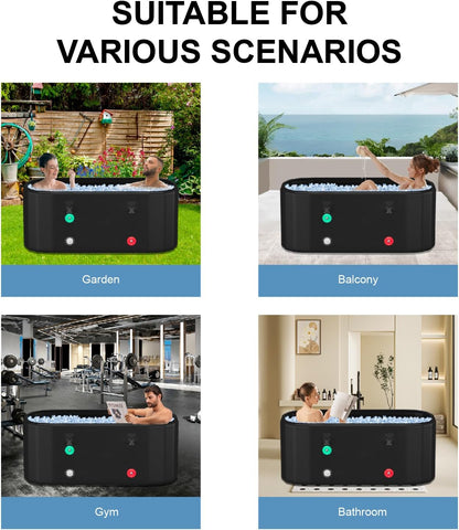 XXL Drop Stitch Ice Bath Tub 216 Gallon Cold Plunge Portable Insulated Recovery — product view 8